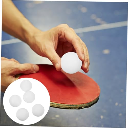 Holibanna 10-Pack Table Tennis Balls White Pong Balls for Training and Games Sturdy and High-Performance Suitable for School and Gym Use