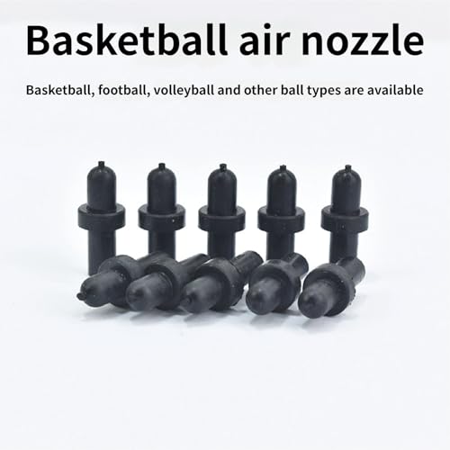 Rubber Air Plug Replacement Set for Basketball Football Volleyball, Quick Leak Seal, Tool-Free Setup, 5/10 Pack