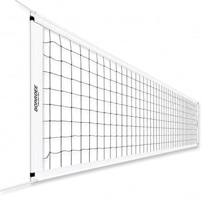 Volleyball Net – Heavy Duty Outdoor Replacement Volleyball Net for Backyard, Indoor Courts, and Beach Games – Official 31 Ft x 37 in Regulation Size with Reinforced Bands and Adjustable Ropes