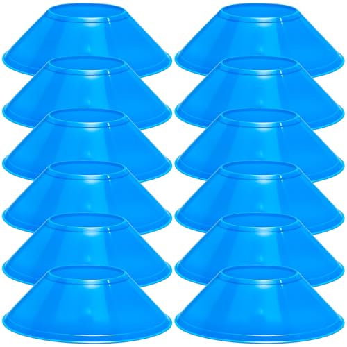 12 Pcs Mini Soccer Cones for Sport Agility Disc Cones Soccer Training for Agility Drills Sports Football