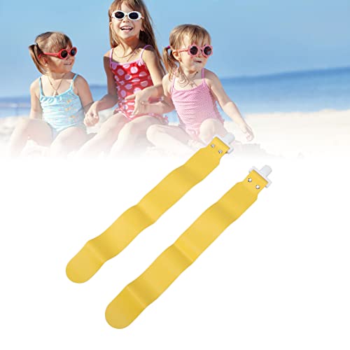 Adjustable Flag Football Set, 5 PCS PP Flag Football Belts with 2 Flags Each, Durable Youth and Adult Training Equipment for, Beach Games, Birthday Parties (Yellow)