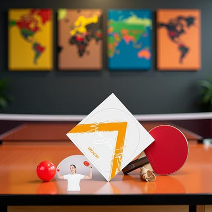 2 Pc Yellow Table Tennis Racket Sticky Film Sheets,Long-Lasting Ping Pong Paddle Rubber Protective Sheet|Transparent Anti-Static Rubber Protector for Ball Paddles and Racquet 17cmx17cm Table Tennis