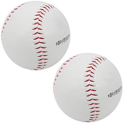 12in Softball Ball, PU Hand Sewing Sawdust Filled for Softball Training