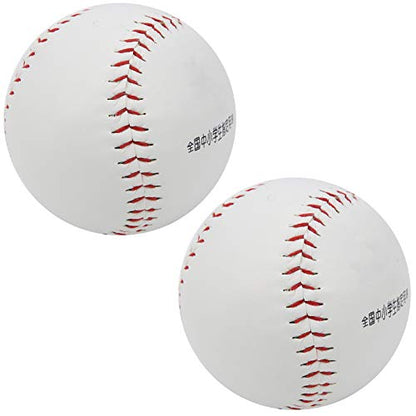 12in Softball Ball, PU Hand Sewing Sawdust Filled for Softball Training