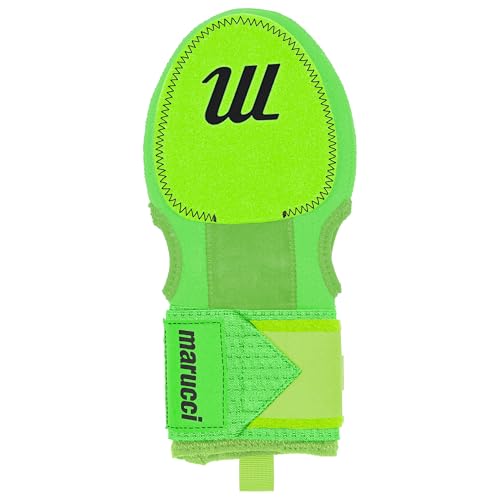Marucci MARUCCI Sliding MITT - color: BLACK/NEON GREEN, size: Youth