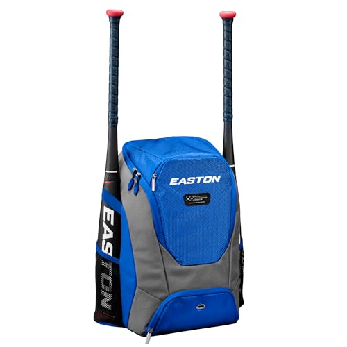 Easton Dugout Backpack Equipment Bag | Baseball & Softball | Multiple Colors - color: Royal