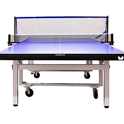 Table Tennis Ball Collection Net #2—Captures Your Shots & Saves Your Back—for Ping Pong Ball Shooters, Multi-Ball Drills, Or Serve Practice—Fits All Ping Pong Tables—Blue