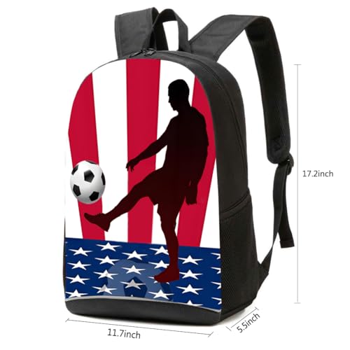 CAIWEI American Football Backpack School Bag (Football 9) - color: Football 9, size: 17.2*11.7*5.5 Inch