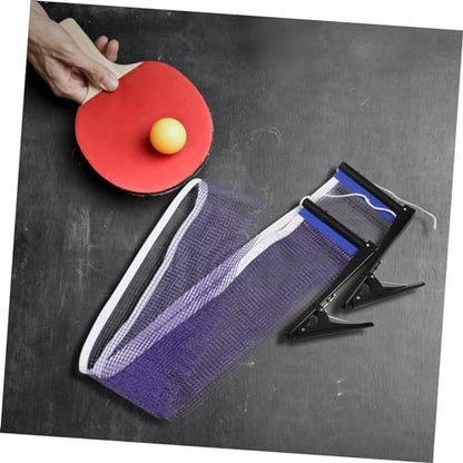 WOONEKY 1set Portable Table Tennis Net Rack Easy Setup for Lightweight and Compact Design for Family and Friends Fun