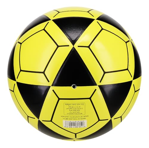 Mikasa FT5A-BKY-BK Goal Master Soccer Ball, Black/Yellow, Size 5(FIFA Quality/Foot Volleyball)