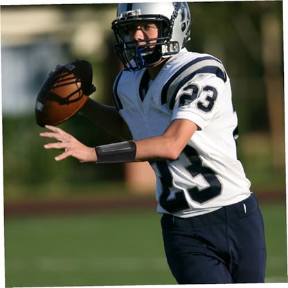 Football Quarterback Play Wristband Medium Size Football Wrist Sleeve Arm Band for Youth Training