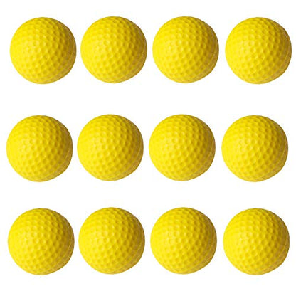 Myartte Foam Practice Golf Balls Indoor or Outdoor Golf Training Balls Value 12 Pack Soft Foam Balls for Men Women