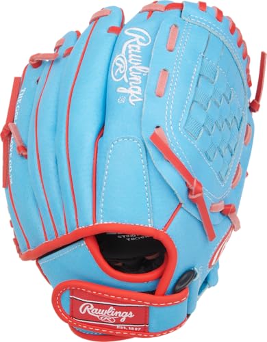 Rawlings | Sure Catch Baseball & Softball Glove | T-Ball, Youth & Adult Rec Models | Multiple Sizes & Styles