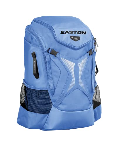 Easton | Ghost NX Backpack Equipment Bag | Adult | Fastpitch Softball | Team Logo Panel | Multiple Colors - color: Carolina Blue
