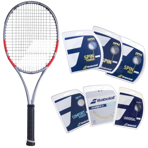 Babolat Pure Strike 98 16x19 4th Gen Tennis Racquet (Carbon Grey)
