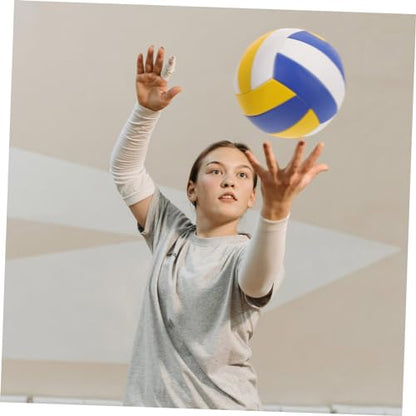 BESPORTBLE Soft Volleyball for Indoor Training Pu Inflatable Machine-Stitched for Competitive Play and Practice for Middle School Players