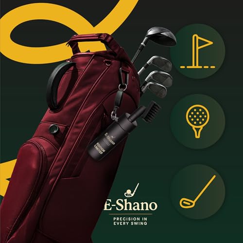 Golf Club Cleaner Brush with Water Spray System 2- in- 1 Cleaner, Ultra Strong Magnetic Clip, Advanced Leak-Proof Spray System for Irons Wedges & Golf Balls