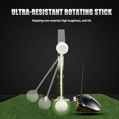 Western Star Golf Swing Trainer - Golf Training Equipment with -Adjustable Height - Pure Path - Swing Practice Mat Training Aid - Indoor Outdoor Home