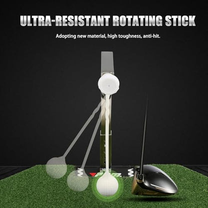 Western Star Golf Swing Trainer - Golf Training Equipment with -Adjustable Height - Pure Path - Swing Practice Mat Training Aid - Indoor Outdoor Home