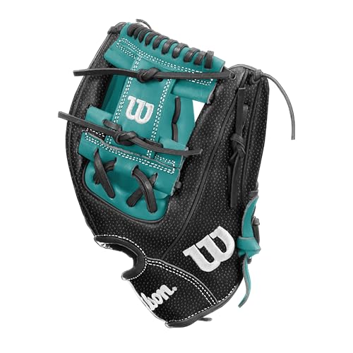 Wilson A2000 1786 Baseball Glove, Right Hand Throw, Infield Series - Exclusive Edition - color: Black/Teal