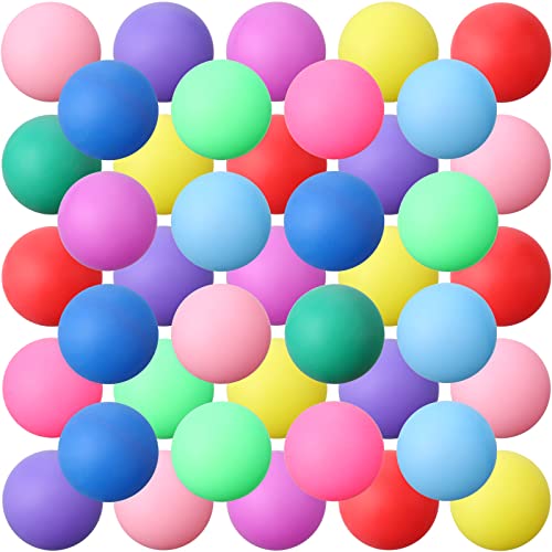 Chivao 200 Pieces Table Tennis Balls Washable Game Table Tennis Mini Plastic Balls for Pool Carnival Party Game - color: Colorful