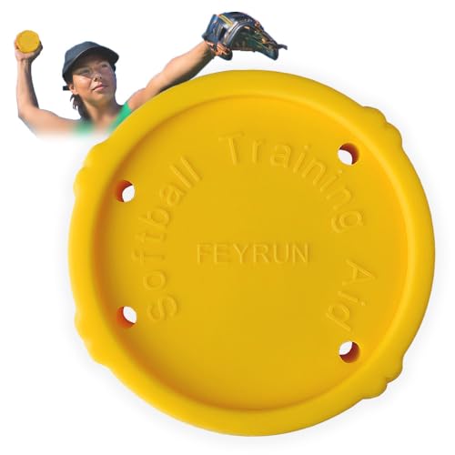 Softball Pitching Spinner, Overhand Throwing Trainer with Instant Spin&Release Feedback, Official 12" Size - color: Orange