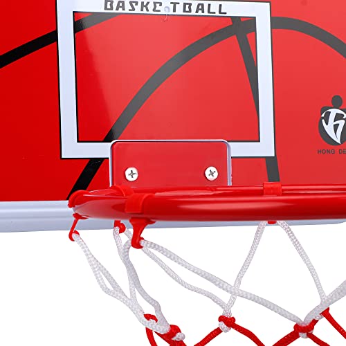 Indoor Basketball Hoop Set for Kids Adults, Mini Over The Door Hoop Set with 4 Balls for Dormitory Home Office, Upgarde Wall Mount Basketball Goal Sport Game for Boys Teen - style: SET2
