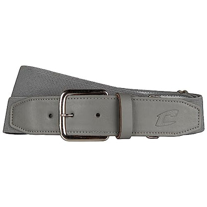 Champro Elastic Baseball Belt with 1.5-Inch Synthetic Tab - color: Grey, size: Adult