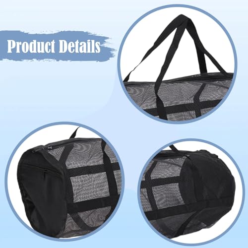 Sports Ball Bag Organizer for Coaches Carrier Oxford Extra Large Duffel Bags Mesh Bag for Footballs Volleyball Basketball