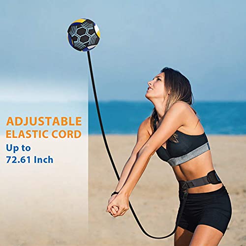 Taeku Soccer Trainer Adjustable Football Kick Training Equipment Control Skills Waist Practice Belt Volleyball Rugby Trainer Aid Universal Fits Size 3, 4, 5 Footballs for Kids Teens - color: 4 Gurte