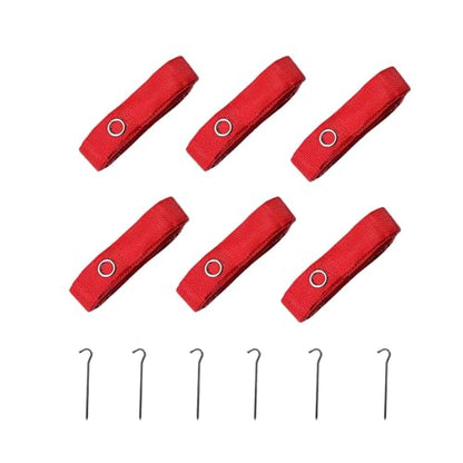 6Pcs Beach Volleyball Lines Court Marker Kit for Outdoor