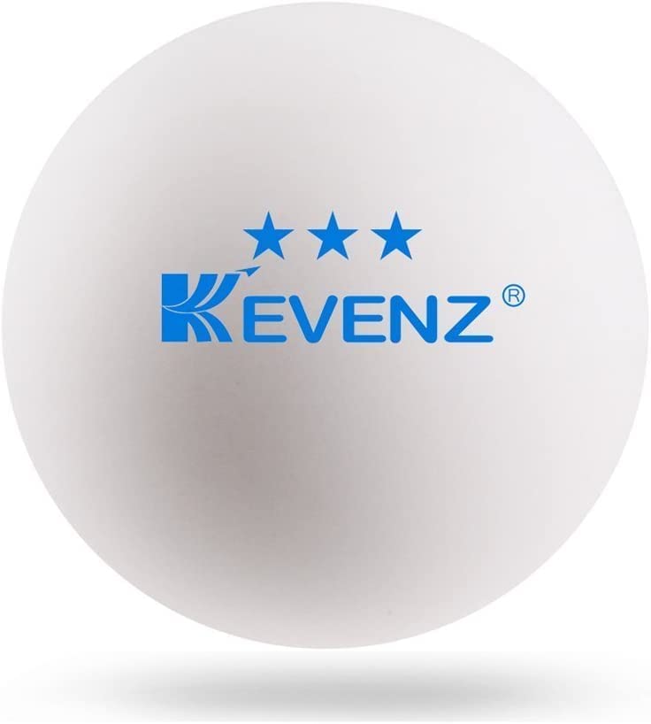 KEVENZ 3 Star Ping Pong Balls, 40+mm Advanced Table Tennis Balls, Bulk Outdoor and Indoor Ping-Pong Balls for Training, Competition and More, White