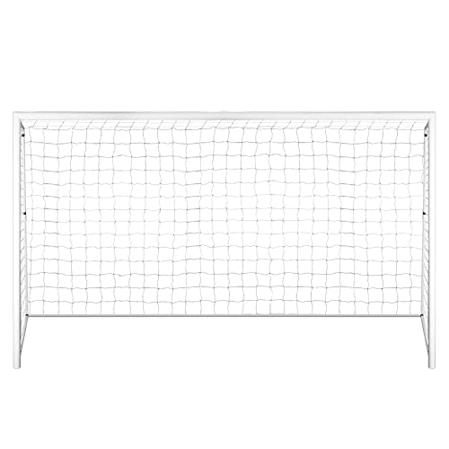 Aoneky 10x6.5ft Backyard Soccer Goal with Net - Alloy Steel Frame, Official 5v5 Size for Family Fun and Practice, Easy Assembly Portable Sports Game