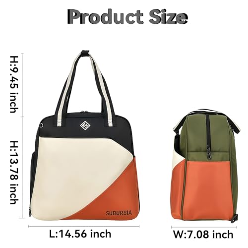 Pickleball Bag for Women Men Large Tennis Backpack for Pickleball, Tennis, Racketball, and Travel Sling Bag with Shoe Compartment and Fence Hook External Ball B-ag and Adjustable Shoulder Strap - color: Black-a