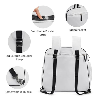G4Free Pickleball Bag, Pickleball Bag Tote for Women and Men - color: White