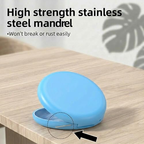 Retainer Case, Aligner Case, Retainer Mouth Guards Travel Case with Removable Food Grade Silicone (Blue Shell+Light Blue Silicone). - color: Blue-1