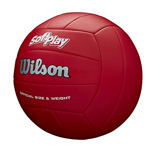 WILSON Softplay Volleyball - color: Red
