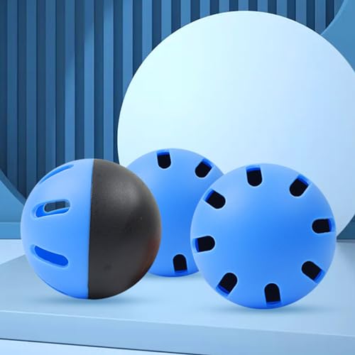 Baseball Practice Ball EVA Training Lightweight Hollows for Hitting Batting Baseball Practice Ball - size: 12 pieces