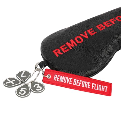 Golf Head Cover with RBF Design for Golf Club - size: for Fairway, style: Black