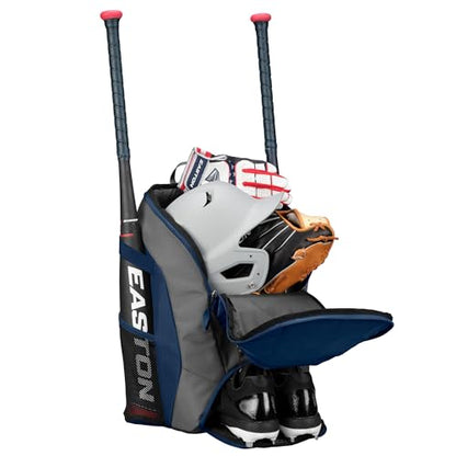 Easton Dugout Backpack Equipment Bag | Baseball & Softball | Multiple Colors - color: Navy