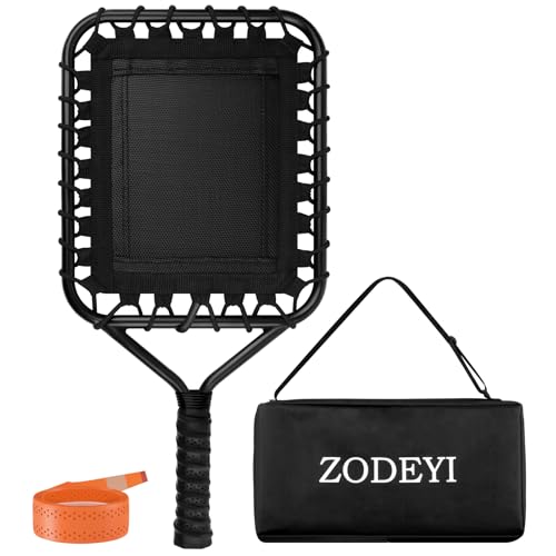 Baseball Racket for Fly Balls, Grounders, and Line Drives - Softball/Baseball Fungo Bat for Coaches and Parents to Help with Auxiliary Training - Attach a Racket Bag and Winding Tape - color: Black