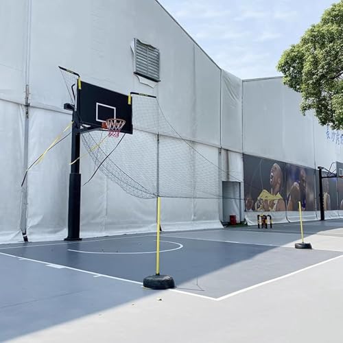 Power Network Basketball Rebounder Training - Outdoor Basketball Shooting Return System - Heavy Duty Basketball Return Attachment for Hoops
