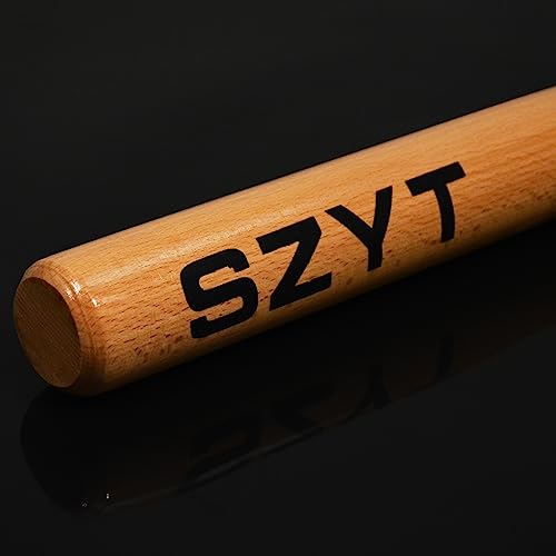 25 inch, 29 inch, 33 inch Wood Baseball Bat Self-Defense Softball Bat Home Defense Lightweight Yellow - style: 25 inch