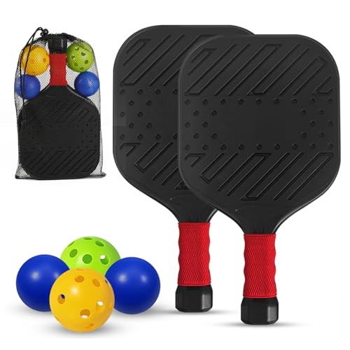 Waterproof Lightweight Pickleball Paddles Set of 2,Beach Pool Toys Fun Play Sport Game,Gift for Teenagers Kids Adults Beginner,Indoor Outdoor Activities