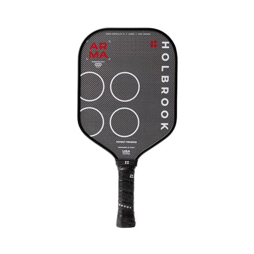 Holbrook ARMA Series Metallic Pickleball Paddle – Carbon Fiber Paddle with Dual-Density Core | USAPA Approved for Tournament Play | Control & Power - style: S Metallic