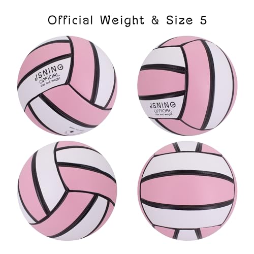 Pink Volleyball,Official Size 5,Volley Lite,for Outdoor Indoor Beach Game