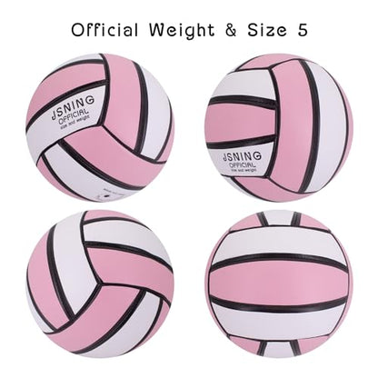 Pink Volleyball,Official Size 5,Volley Lite,for Outdoor Indoor Beach Game