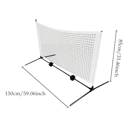 Vaveren 5ft Mini Pickleball Net Tennis Pickle Ball Net Portable Beginners Convenient Quick Setup Practice for Outdoor Training Indoor