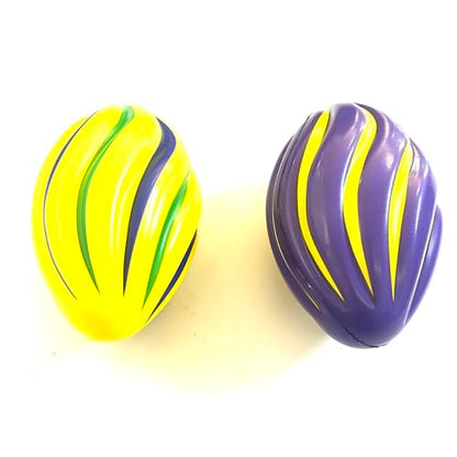 2 Pcs Foam Footballs 7.5" Football Stress Balls Bulk Party Decorations Sports Event Gift