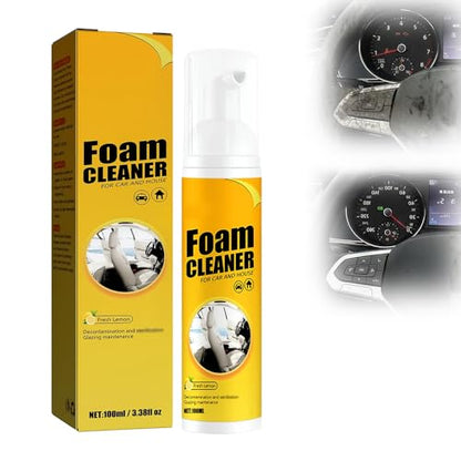 4-In-1 Multi-Enzyme Foam Cleaner, Multipurpose Foam Cleaner Spray, 2026 New Powerful Car Interior Foam Cleaners, All-Purpose Household Cleaners for Deep Clean Car Kitchen Bathroom Sofa (1pc, 100ml)